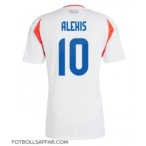 Chile Alexis Sanchez #10 Bortatröja Copa America 2024 Kortärmad